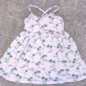 Last Chance J&J palm tropical dress sz 4